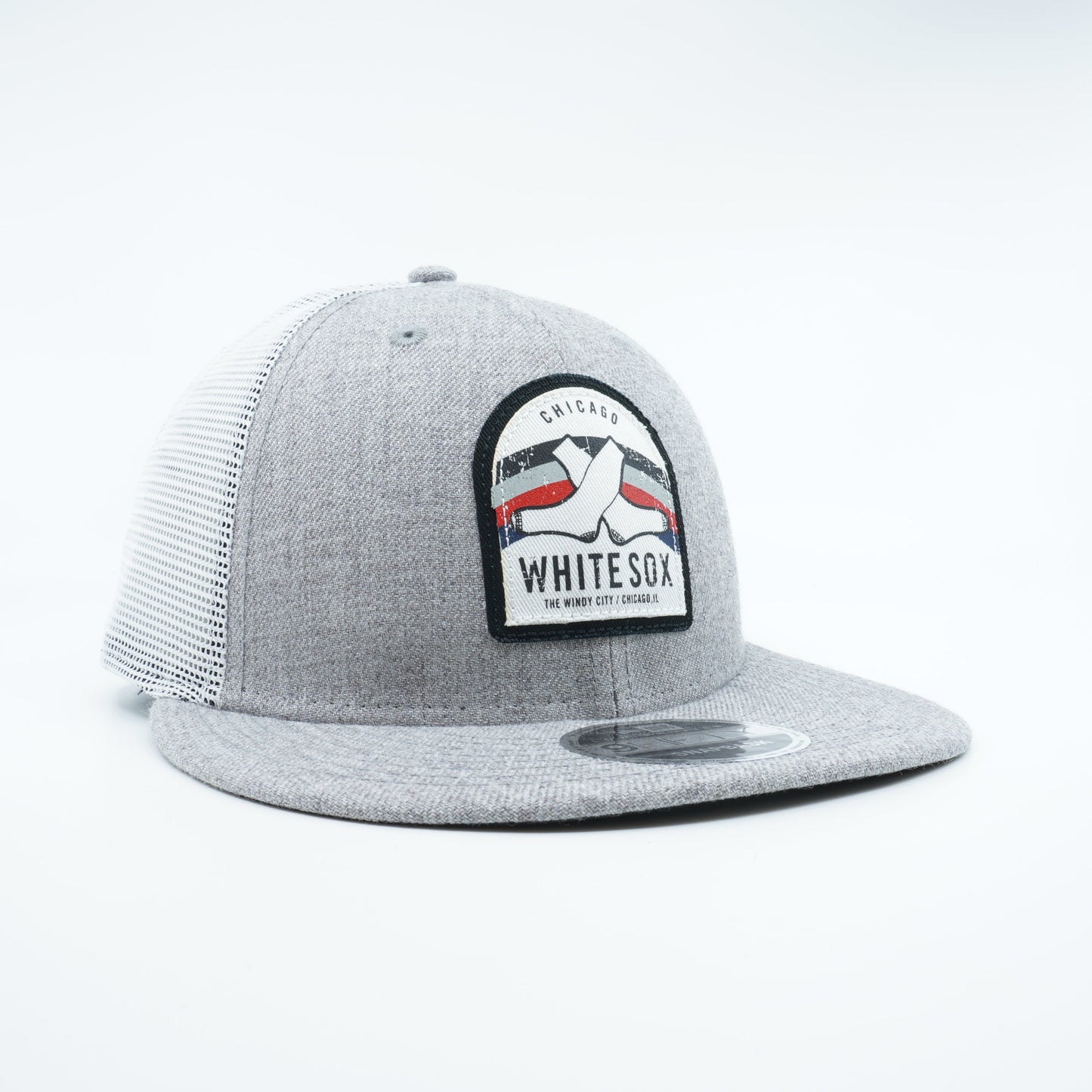 Men's New Era MLB Chicago White Sox 950 Trucker Snapback - Gray/White