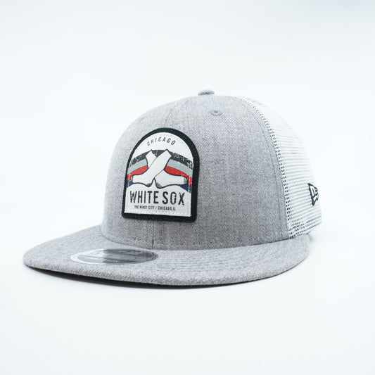 Men's New Era MLB Chicago White Sox 950 Trucker Snapback - Gray/White