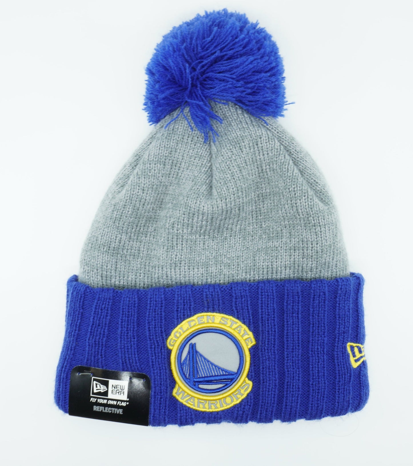 New Era Men's NBA Golden State Warriors Flected Frost Beanie Hats
