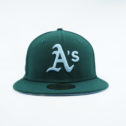 New Era Men's MLB Oakland Athletics 5950 Cloud Under Fitted