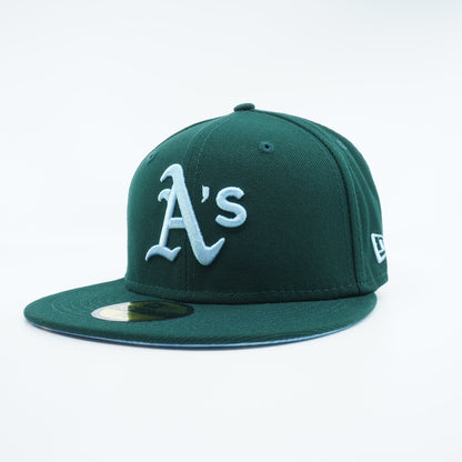 New Era Men's MLB Oakland Athletics 5950 Cloud Under Fitted