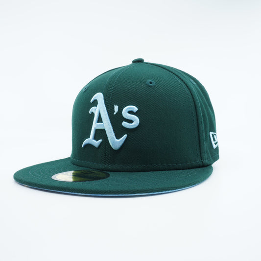 New Era Men's MLB Oakland Athletics 5950 Cloud Under Fitted