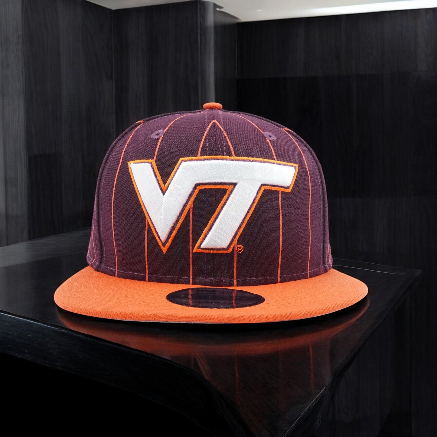 New Era Men's Ncaa Virginia Tech Hokies 950 Vintage E1 Snapback Hats