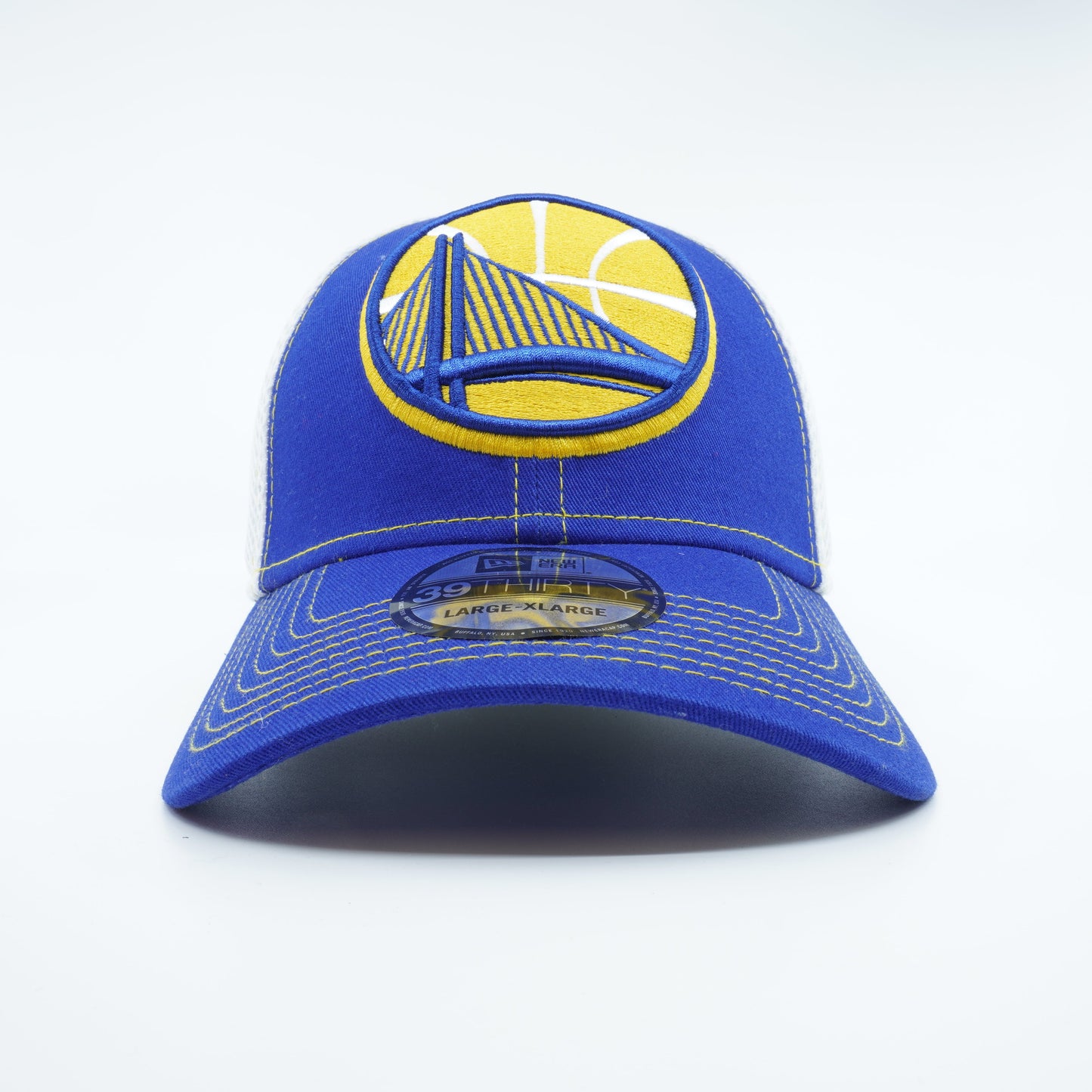Men's New Era NBA Golden State Warriors 3930 Mega Team Neo Flex - Blue