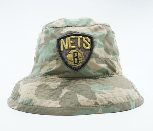 Mitchell & Ness Men's NBA Brooklyn Nets Camouflage Ambush Bucket Hat Hats
