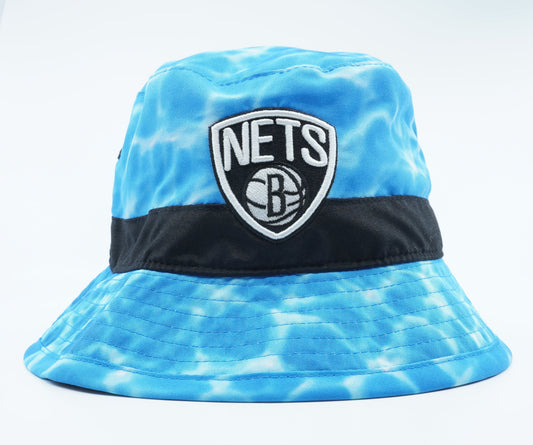 Men's Mitchell & Ness NBA Brooklyn Nets Surf Camo Bucket Hat