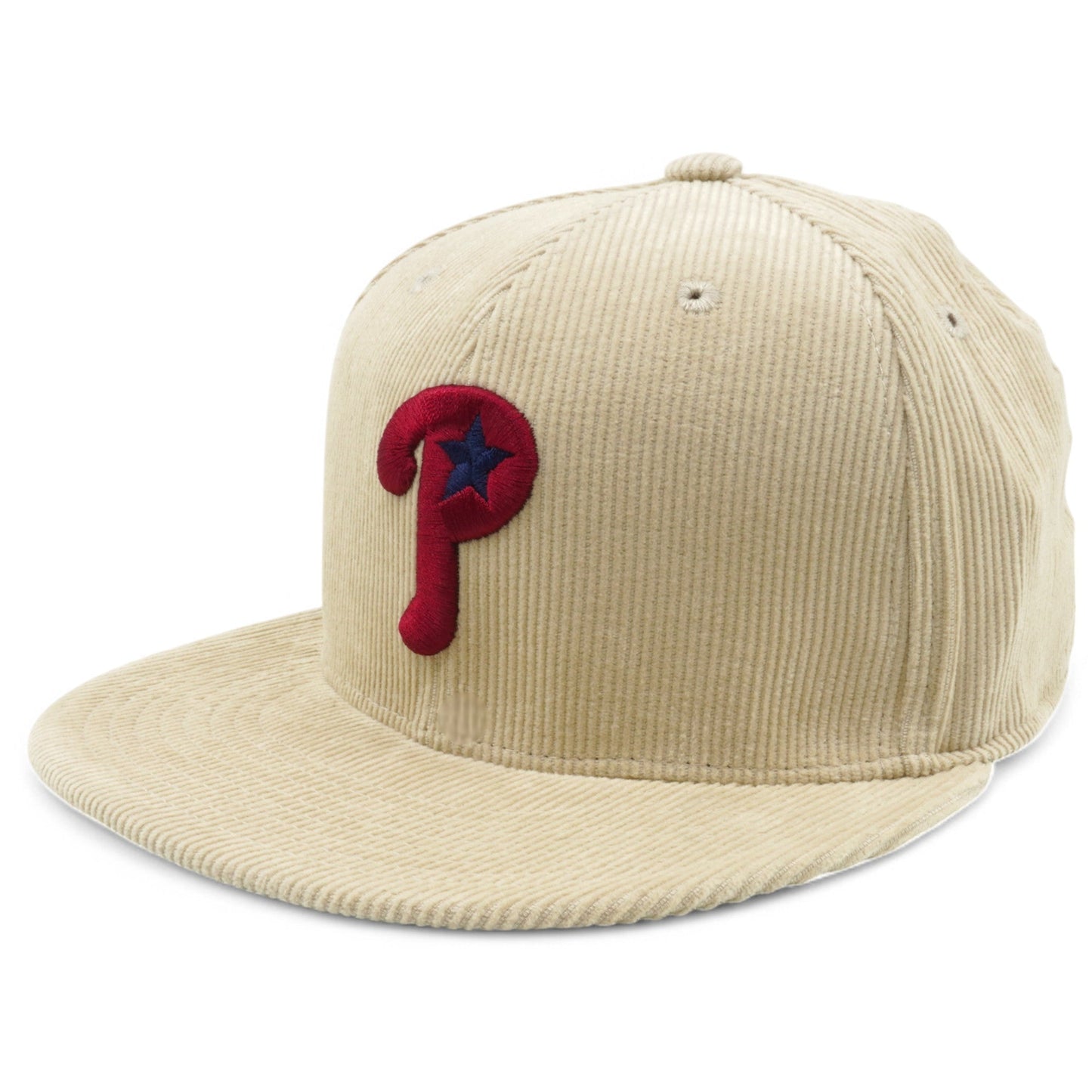 Mitchell & Ness Men's MLB Team Cord Fitted Phillies 2004 Fitted Caps