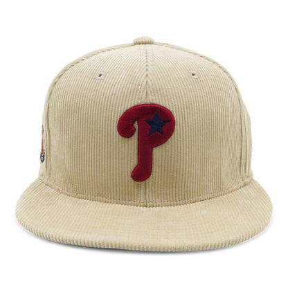 Mitchell & Ness Men's MLB Team Cord Fitted Phillies 2004 Fitted Caps