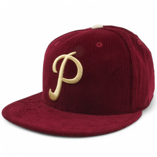 Mitchell & Ness Men's MLB Team Cord Fitted Phillies 1950 Fitted Caps