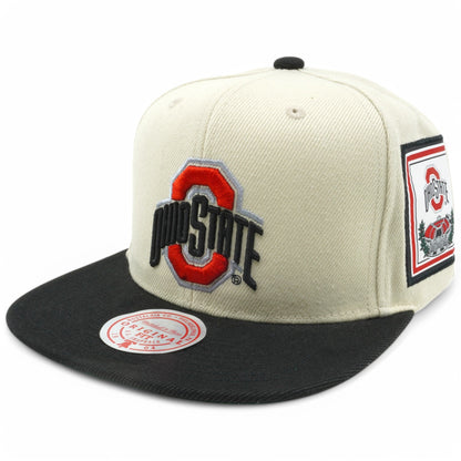 Mitchell & Ness Men's Ncaa Vintage Jockey Snapback Ohio State Snapback Caps