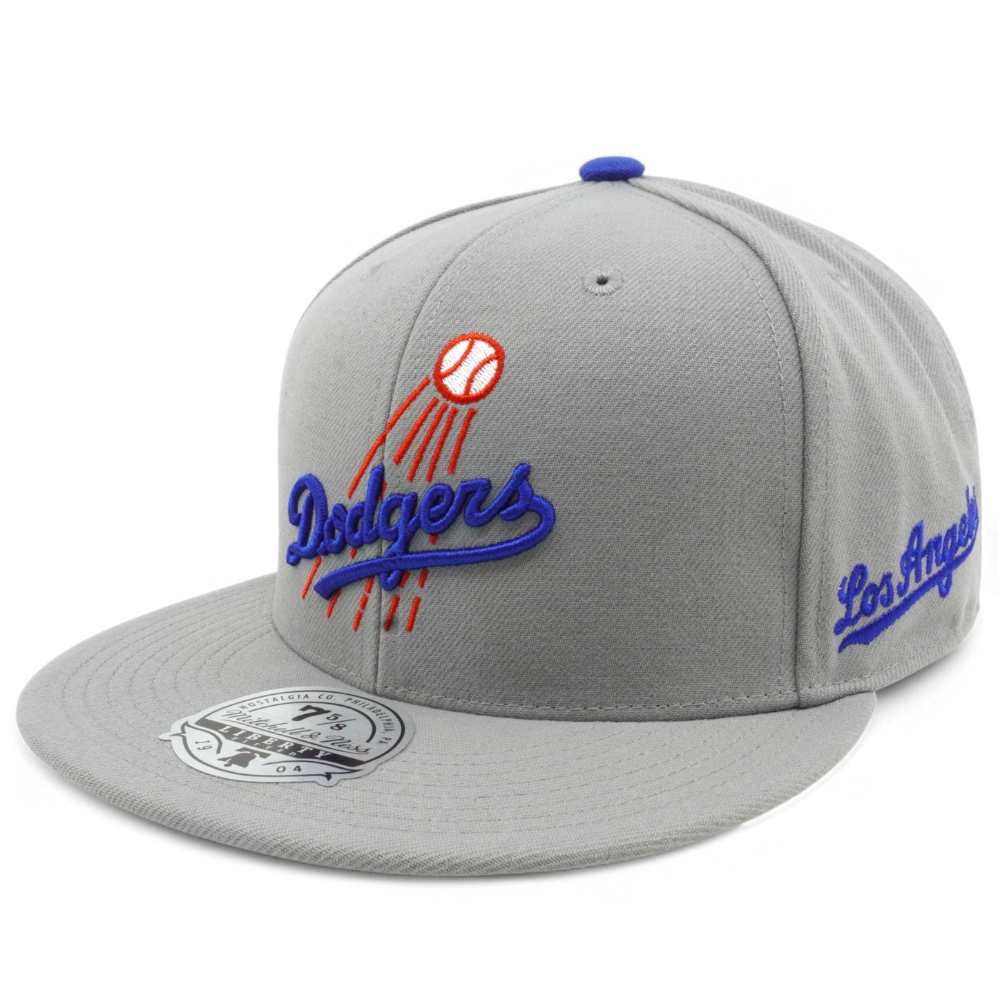 Mitchell & Ness Men's MLB Evergreen Fitted Coop Dodgers Fitted Caps