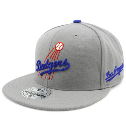 Mitchell & Ness Men's MLB Evergreen Fitted Coop Dodgers Fitted Caps