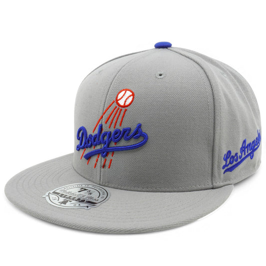 Mitchell & Ness Men's MLB Evergreen Fitted Coop Dodgers Fitted Caps