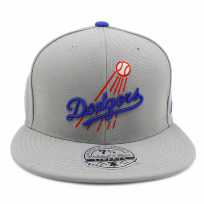 Mitchell & Ness Men's MLB Evergreen Fitted Coop Dodgers Fitted Caps