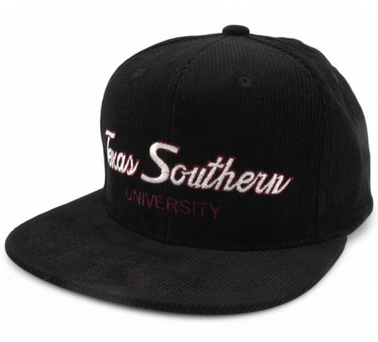 Mitchell & Ness Men's Ncaa Cord Script Snapback Texas Southern Snapback Caps