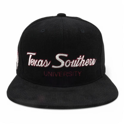 Mitchell & Ness Men's Ncaa Cord Script Snapback Texas Southern Snapback Caps