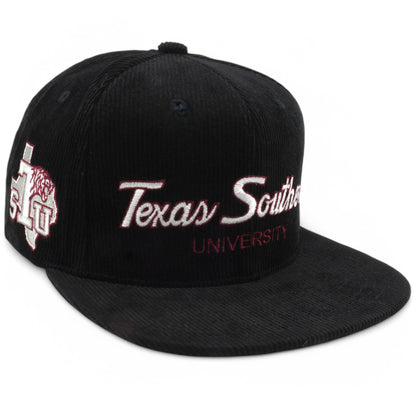 Mitchell & Ness Men's Ncaa Cord Script Snapback Texas Southern Snapback Caps