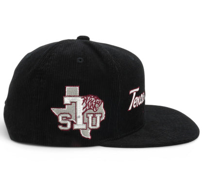 Mitchell & Ness Men's Ncaa Cord Script Snapback Texas Southern Snapback Caps