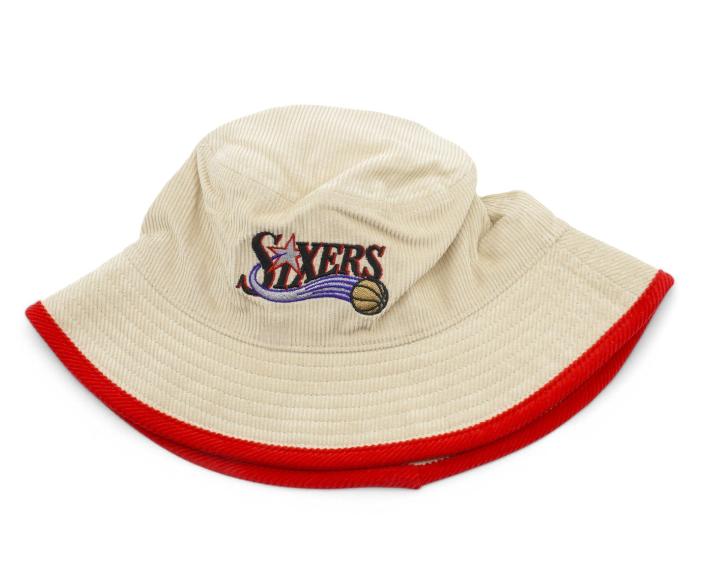 Mitchell & Ness Men's NBA Team Cord Bucket 76Ers