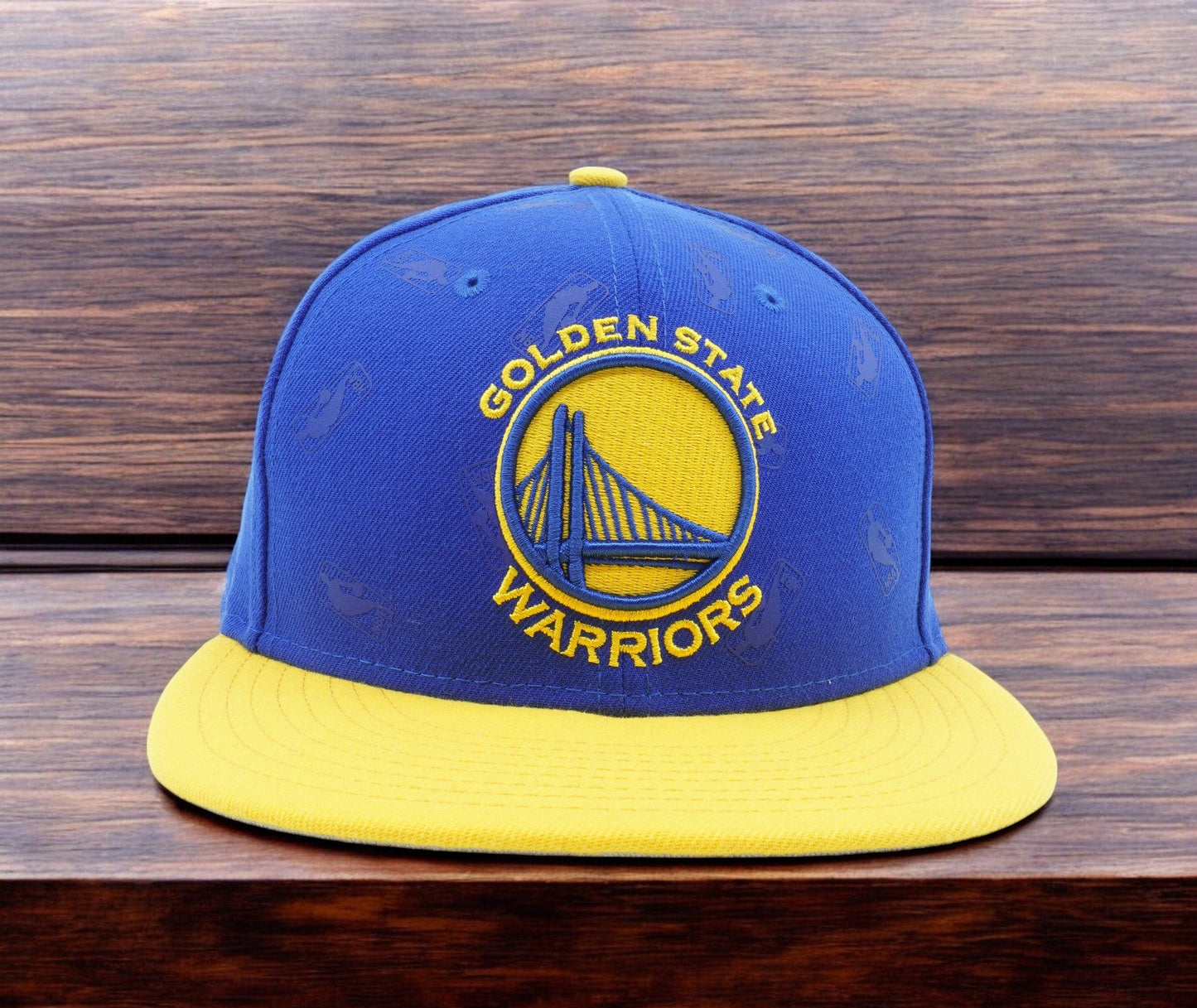 New Era Men's NBA Golden State Warriors Rubber League 59Fifty Fitted