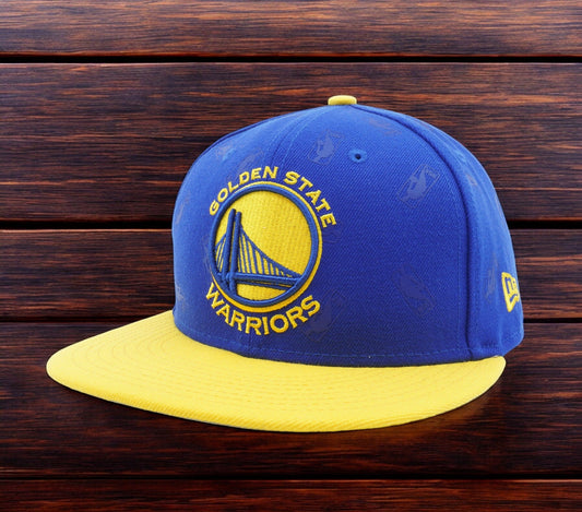 New Era Men's NBA Golden State Warriors Rubber League 59Fifty Fitted