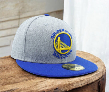 New Era Men's NBA Golden State Warriors Heather Action 59Fifty Fitted