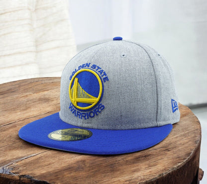 New Era Men's NBA Golden State Warriors Heather Action 59Fifty Fitted