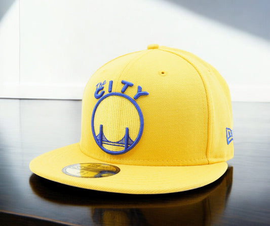 New Era Men's NBA Golden State Warriors Classic Wool 59Fifty Fitted