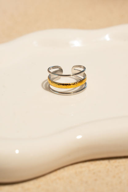 MYRA Two-toned Ring