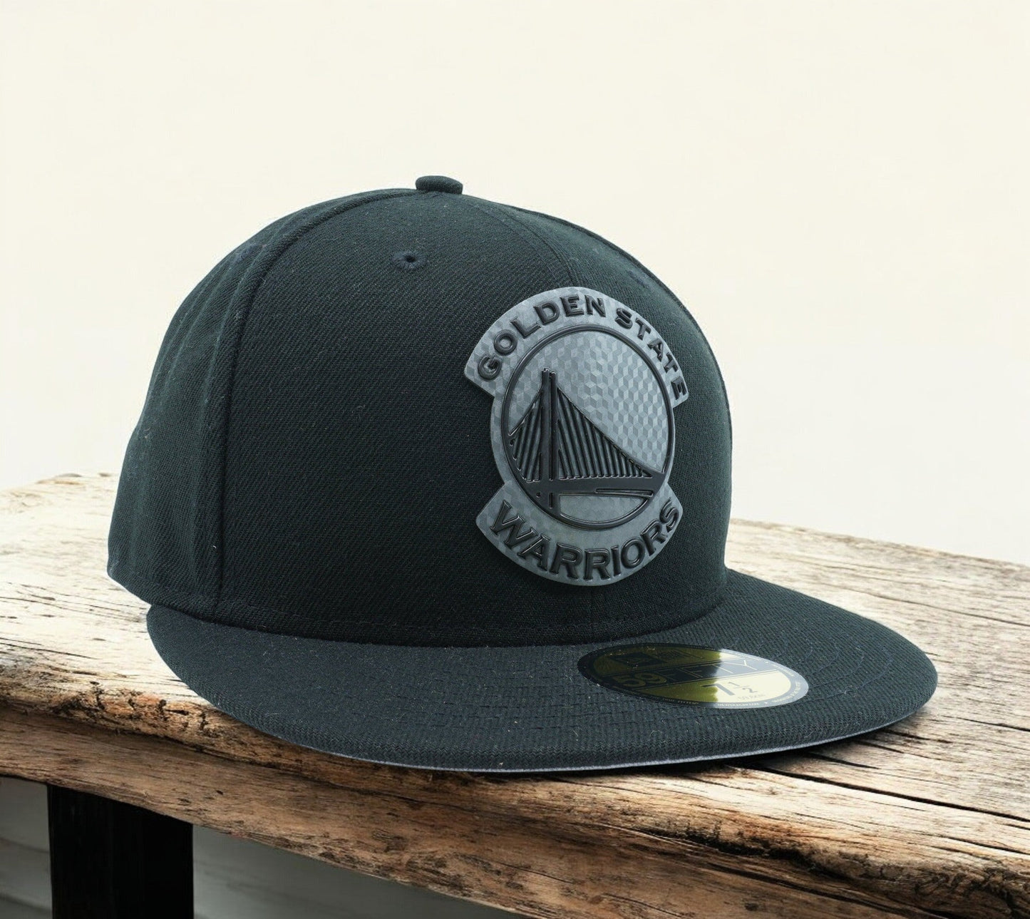 New Era Men's NBA Golden State Warriors Hexshine Logo 59Fifty Fitted