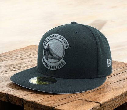 New Era Men's NBA Golden State Warriors Hexshine Logo 59Fifty Fitted