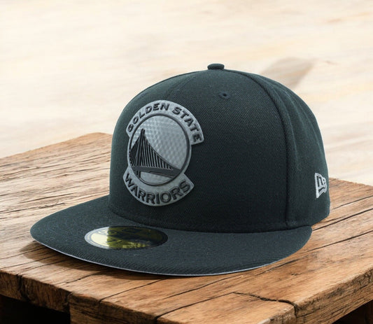 New Era Men's NBA Golden State Warriors Hexshine Logo 59Fifty Fitted