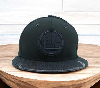 New Era Men's NBA Golden State Warriors Textured Visor 59Fifty Fitted