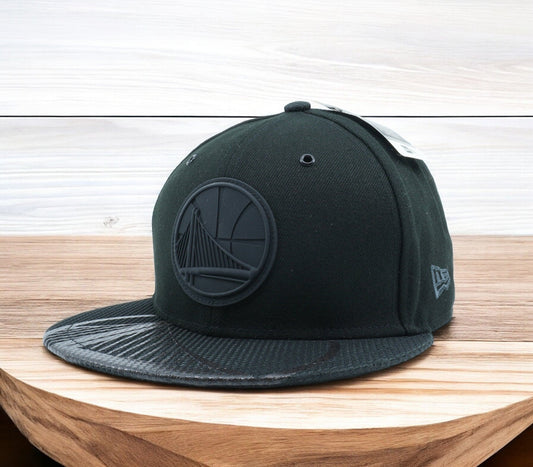 New Era Men's NBA Golden State Warriors Textured Visor 59Fifty Fitted
