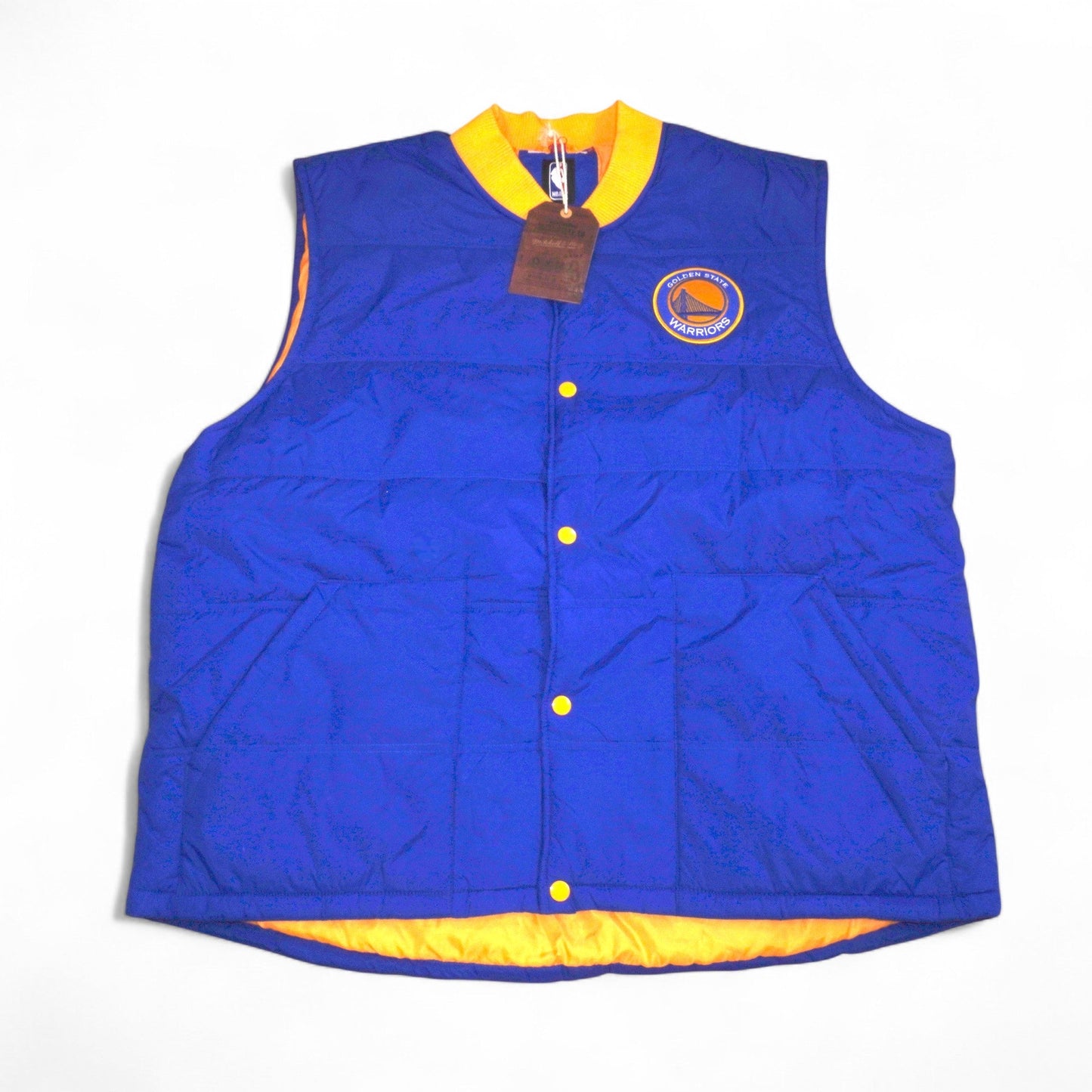 Men's Mitchell & Ness NBA Golden State Warriors Play Clock Vest