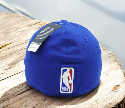 New Era Men's NBA Gs Warriors 3930 Stretch Fit 'Tipoff Series' Blue