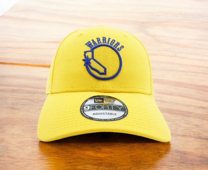 New Era Men's NBA Golden State Warriors Free Throw 9Forty Snapback Hats