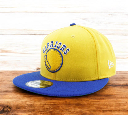 New Era Men's NBA Gsw Warriors Home Uniform 80-81 9Fifty Snapback Hats