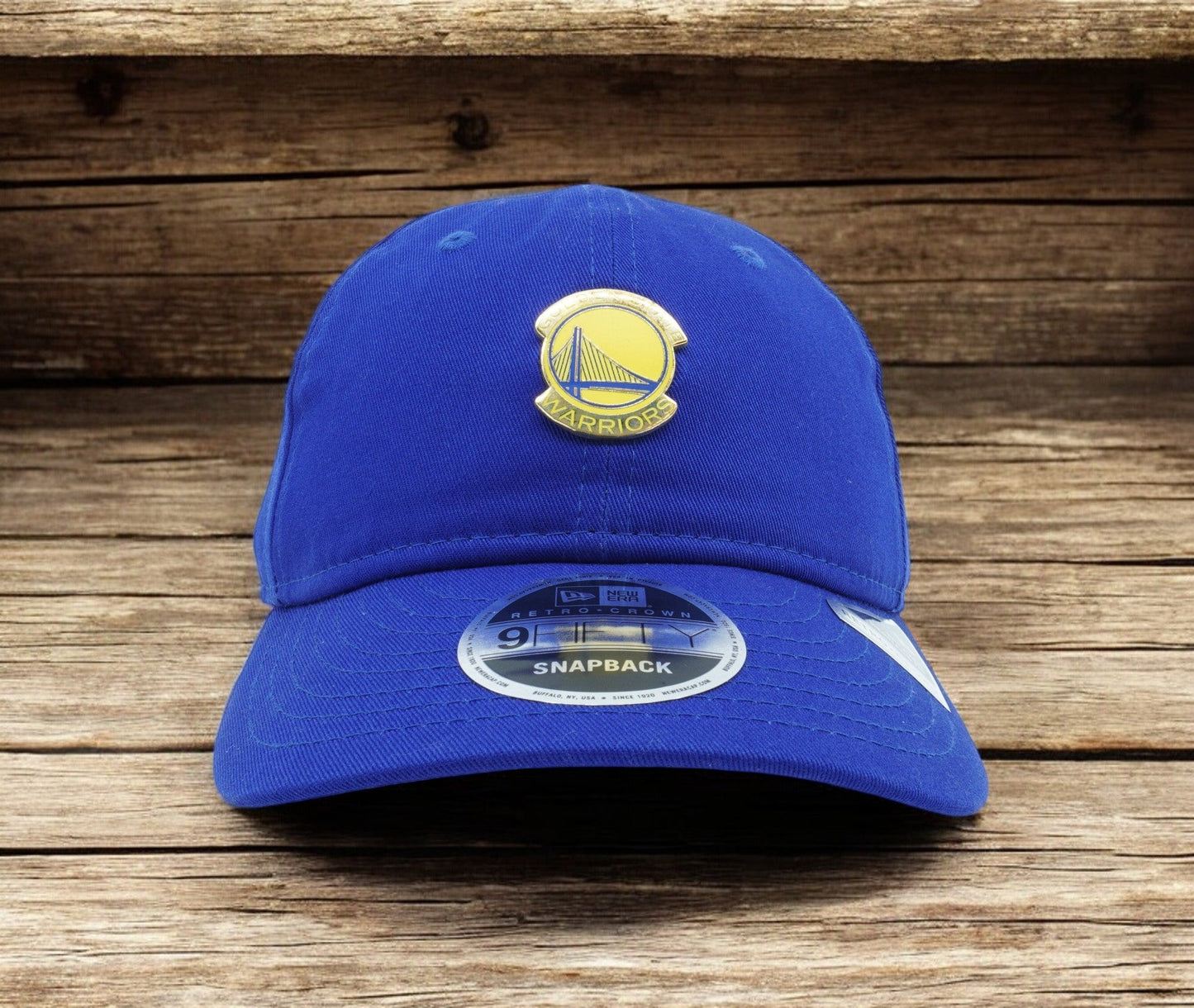 Men's New Era NBA Gsw Warriors Badged Fan Retro 9Fifty Snapback