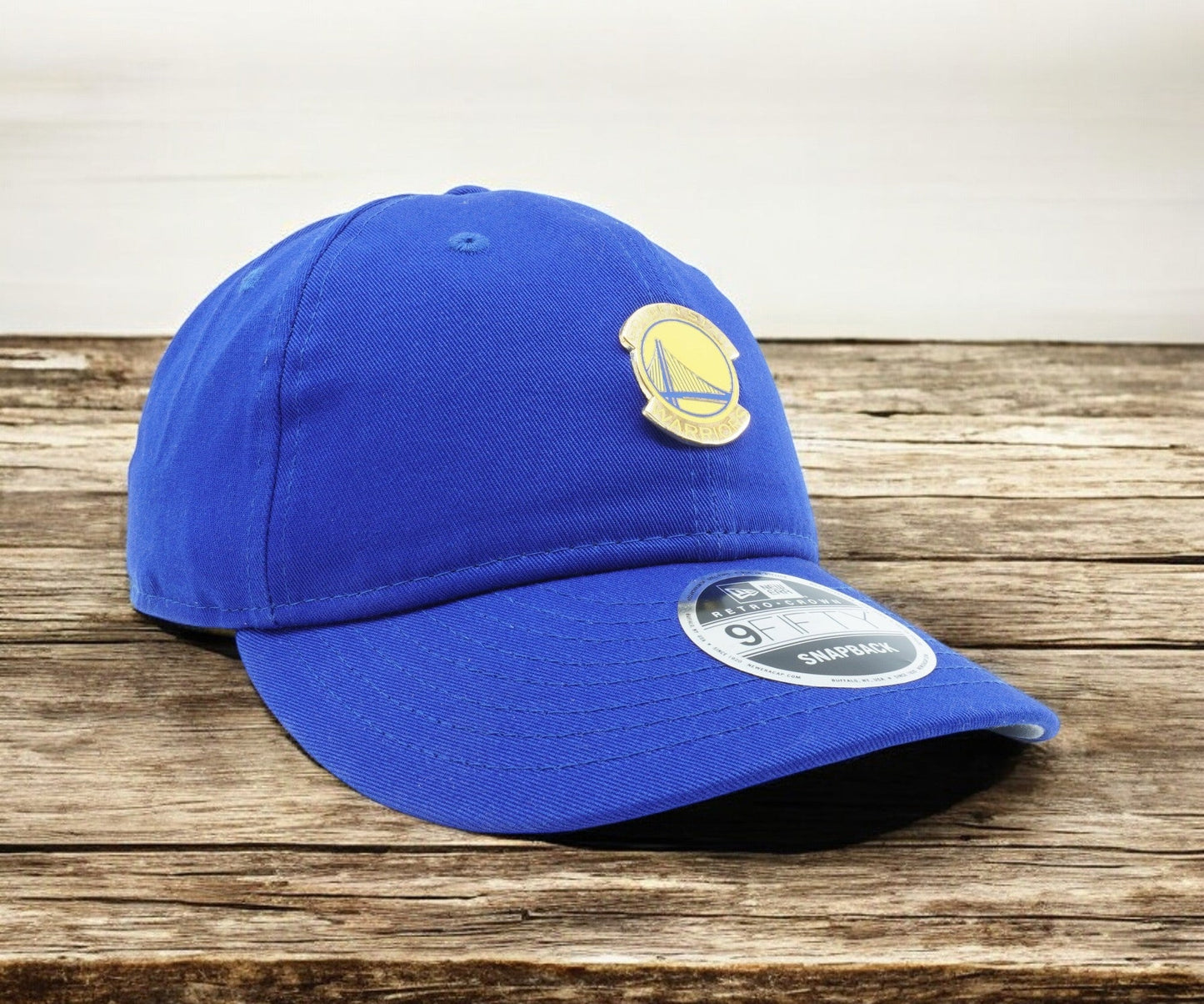 Men's New Era NBA Gsw Warriors Badged Fan Retro 9Fifty Snapback