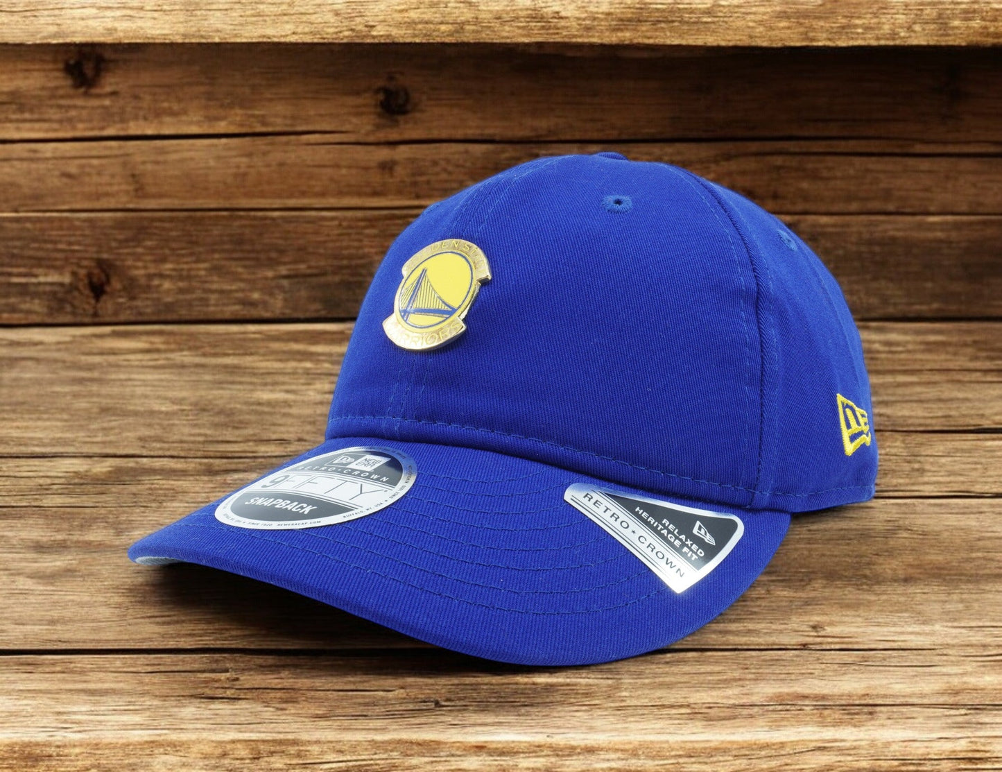 Men's New Era NBA Gsw Warriors Badged Fan Retro 9Fifty Snapback