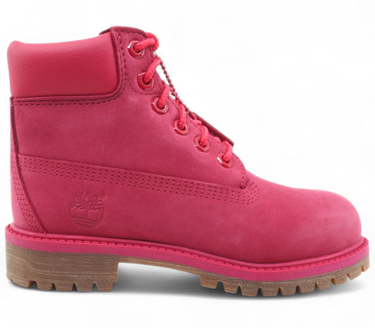 Timberland Youth Preschool 6 Inch Premium 'Pink Red Rose'