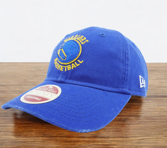 New Era Men's NBA Gsw Warriors Rugged Patcher 9Twenty Strapback Hats