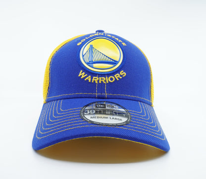 New Era Men's NBA Golden State Warriors Fan Mesh 39Thirty Fitted