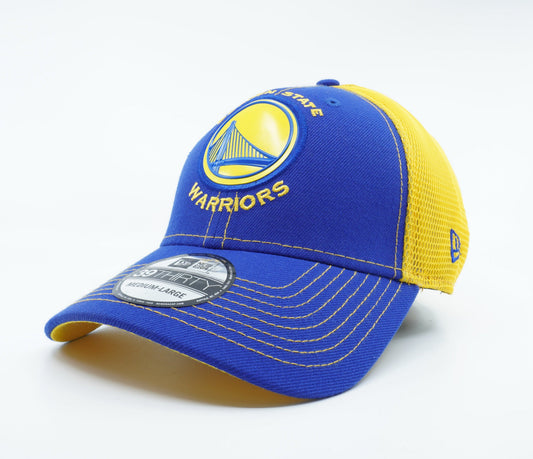 New Era Men's NBA Golden State Warriors Fan Mesh 39Thirty Fitted