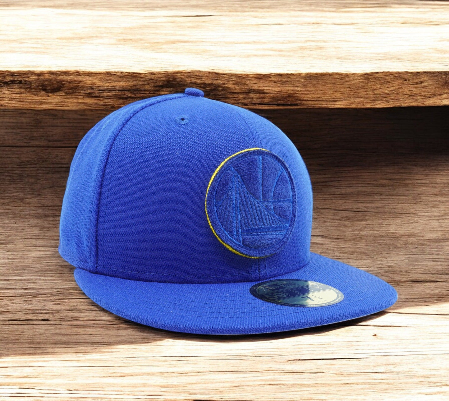 New Era Men's NBA Golden State Warriors Suede Patcher 59Fifth