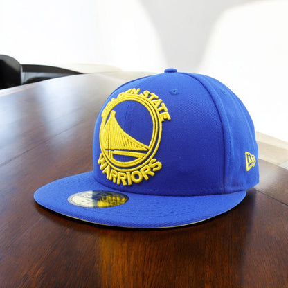 New Era Men's NBA Golden State Warriors Frame Front 59Fifty Fitted