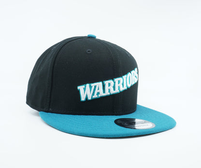 New Era Men's NBA Gsw Warriors Logo Warriors Turquoise 950 Snapback Hats