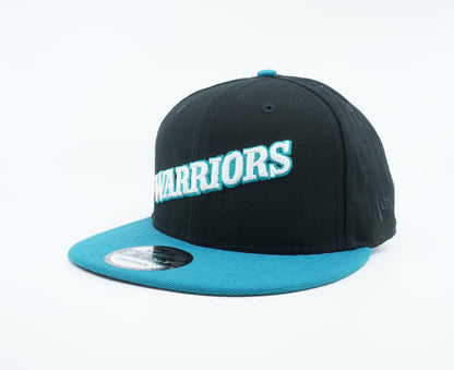 New Era Men's NBA Gsw Warriors Logo Warriors Turquoise 950 Snapback Hats