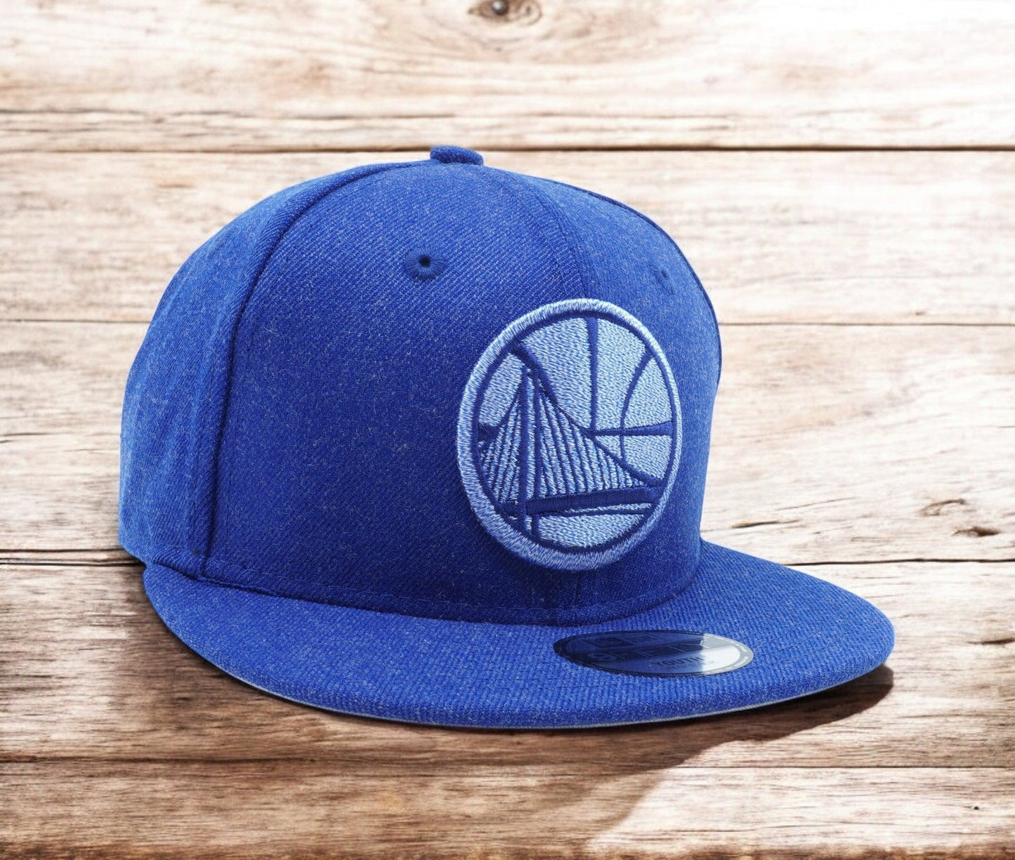 Youth New Era NBA Golden State Warriors Twisted Frame 950 Snapback